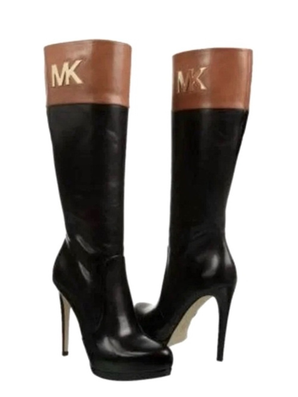 MICHAEL Michael Kors Leather Hayley Boots Size 8